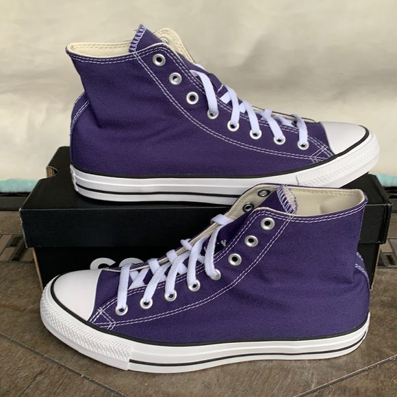 CONVERSE CTAS HI JAPANESE EGGPLANT MENS - Picture 2 of 13